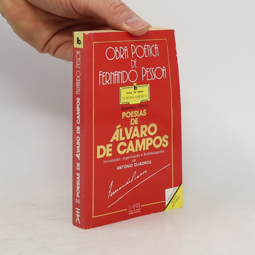 António Quadros Poesias de Álvaro de Campos