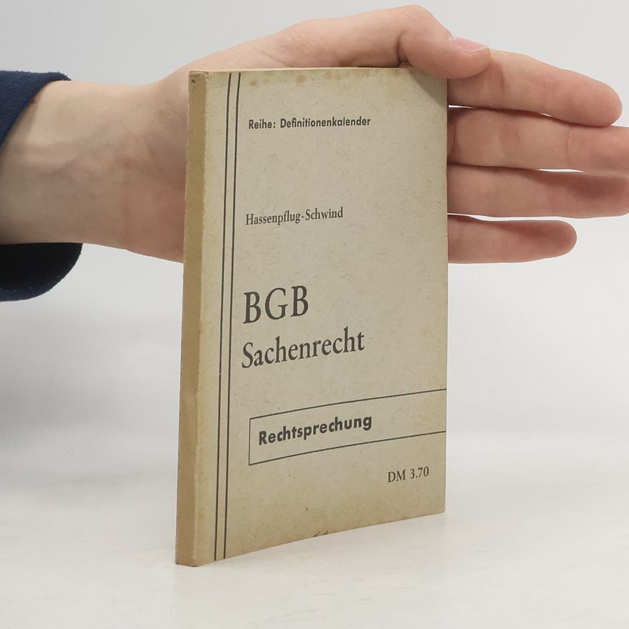 Dieter Hassenpflug BGB Sachenrecht