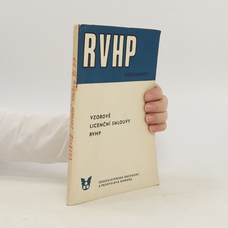 Petr Hanzal Vzorové licenční smlouvy RVHP