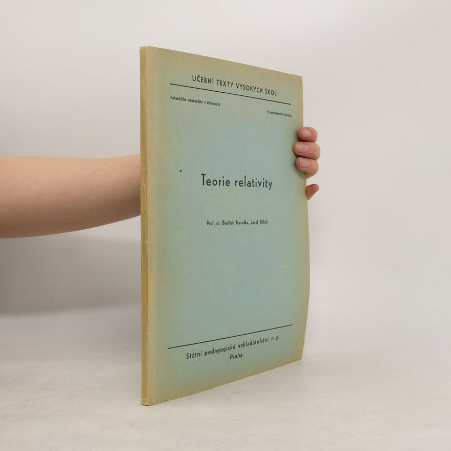 Josef Tillich Teorie relativity