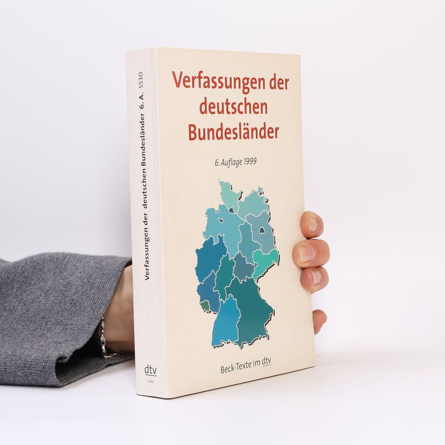Christian Pestalozza Verfassungen der deutschen Bundesländer