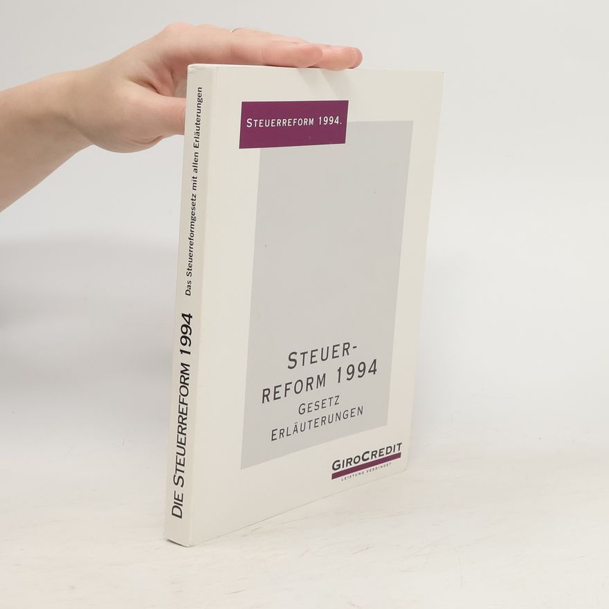 Various authors Die Steuerreform 1994