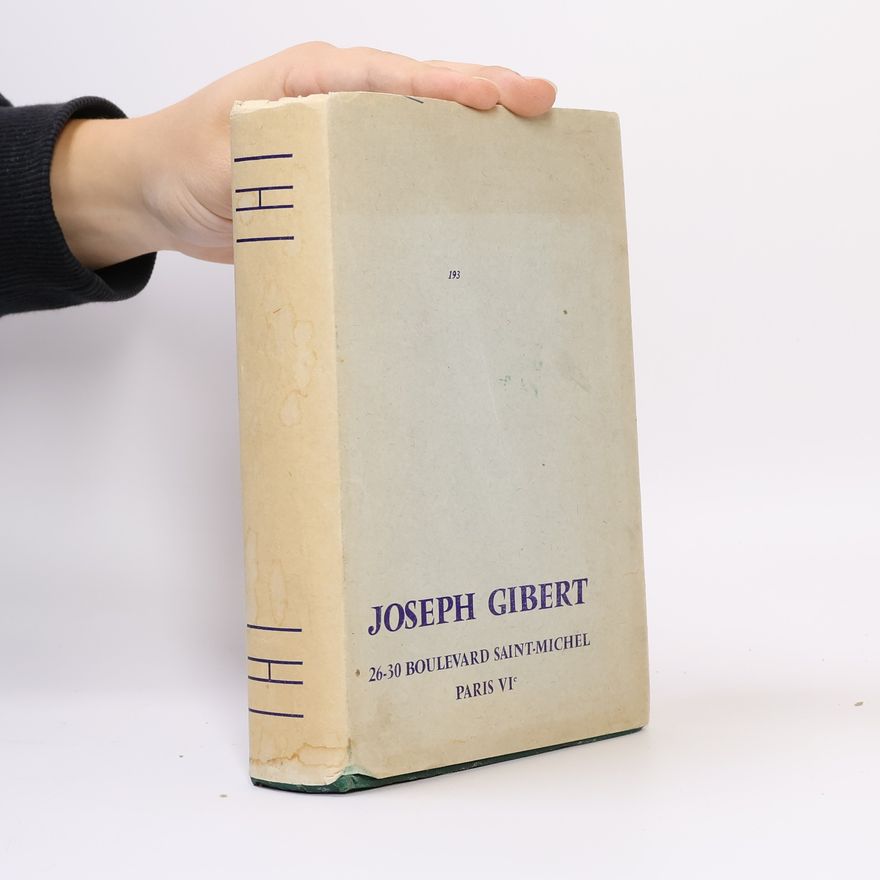Autorenkollektiv Joseph Gibert. 26-30 Boulevard Saint-Michel Paris VI
