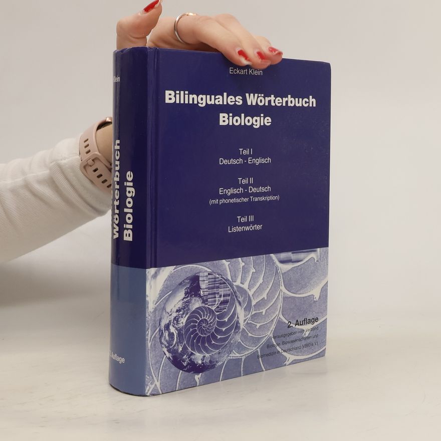 Eckart Klein Bilinguales Wörterbuch Biologie