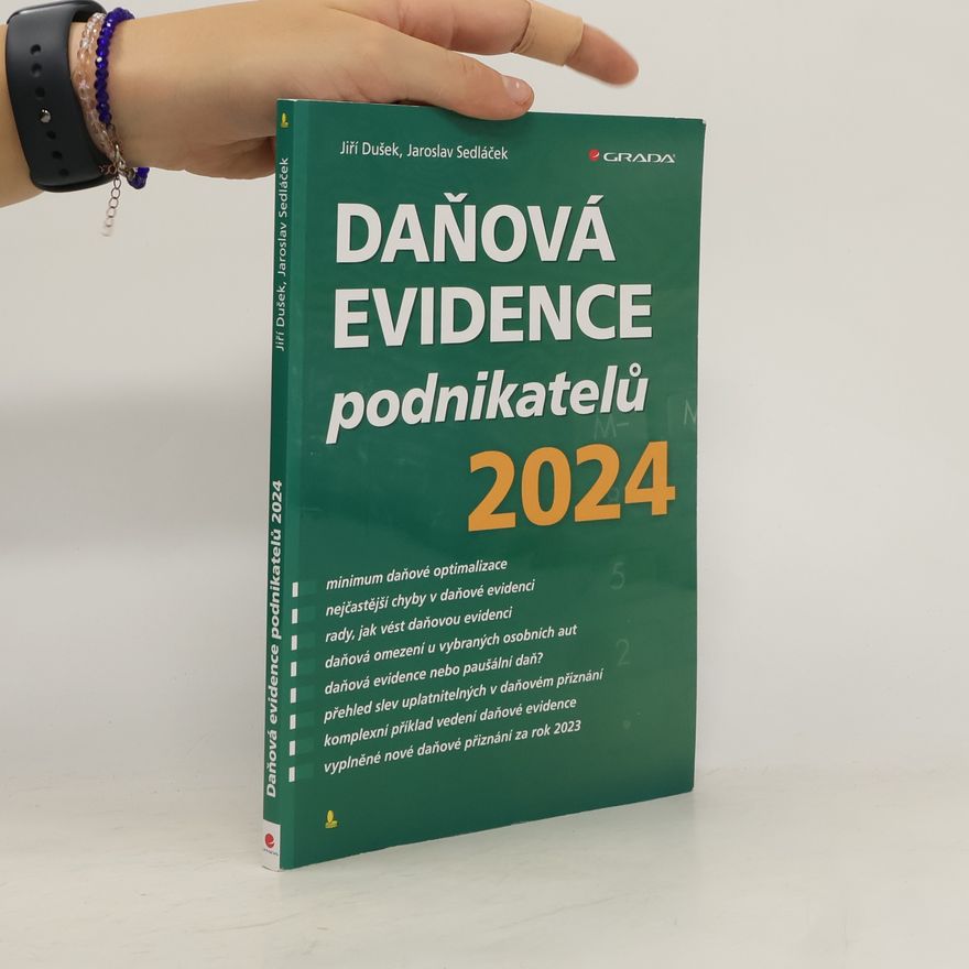 Jiří Dušek Daňová evidence podnikatelů 2024