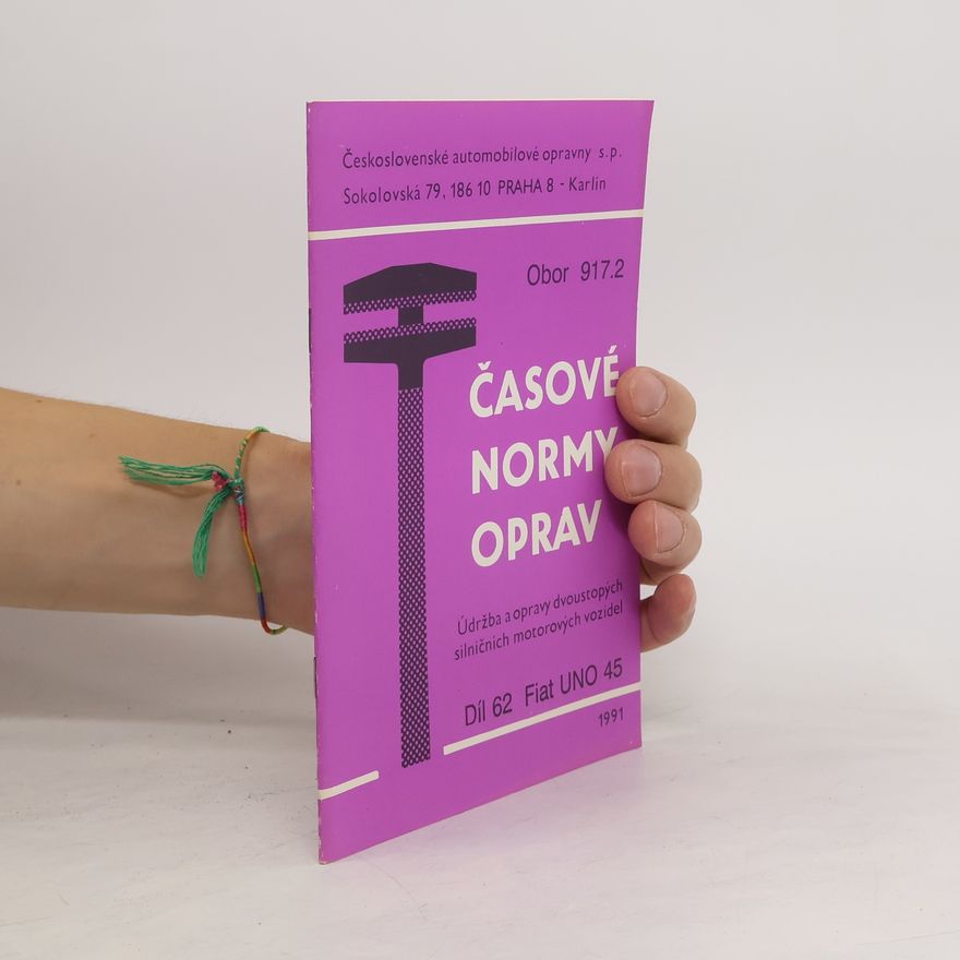 Kolektiv autorů Časové normy oprav 62