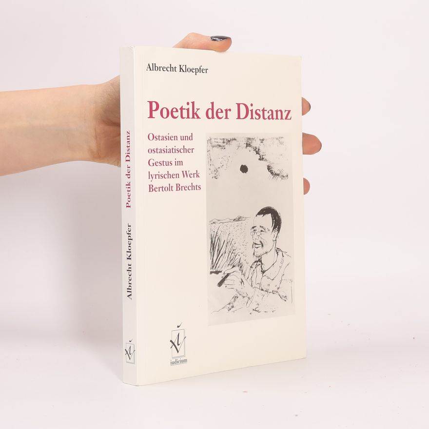 Albrecht Kloepfer Poetik der Distanz