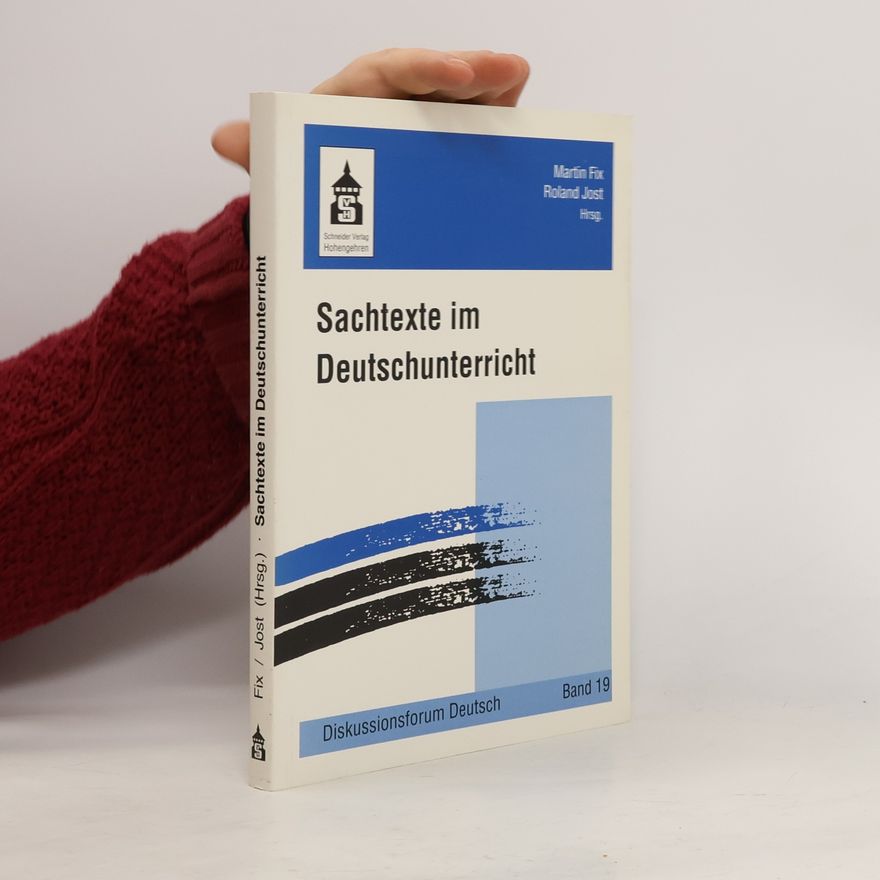 Martin Fix Sachtexte im Deutschunterricht