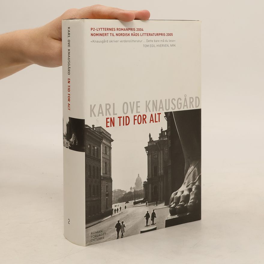 Karl Ove Knausgaard En tid for alt