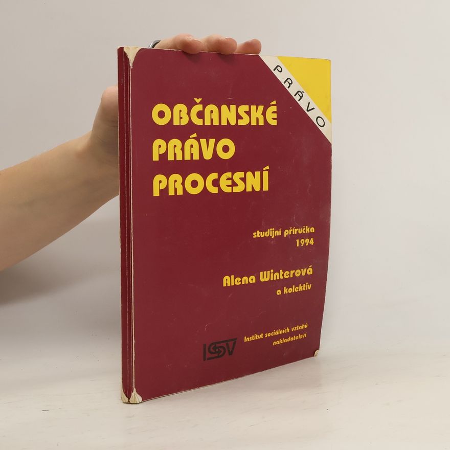 Alena Winterová Občanské právo procesní