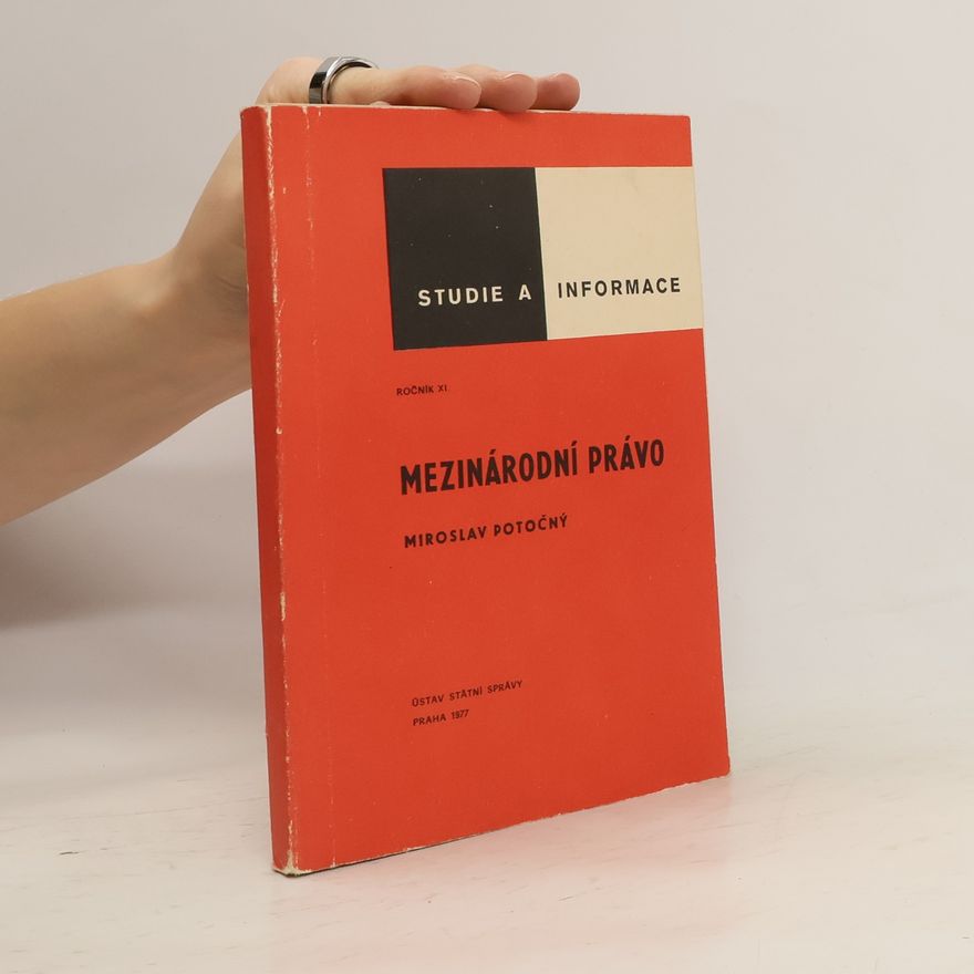 Miroslav Potočný Mezinárodní právo