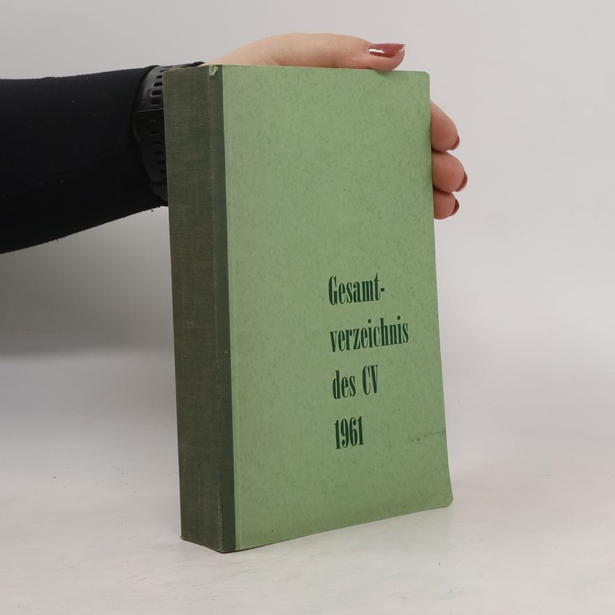 kolektiv Gesamtverzeichnis des CV 1961