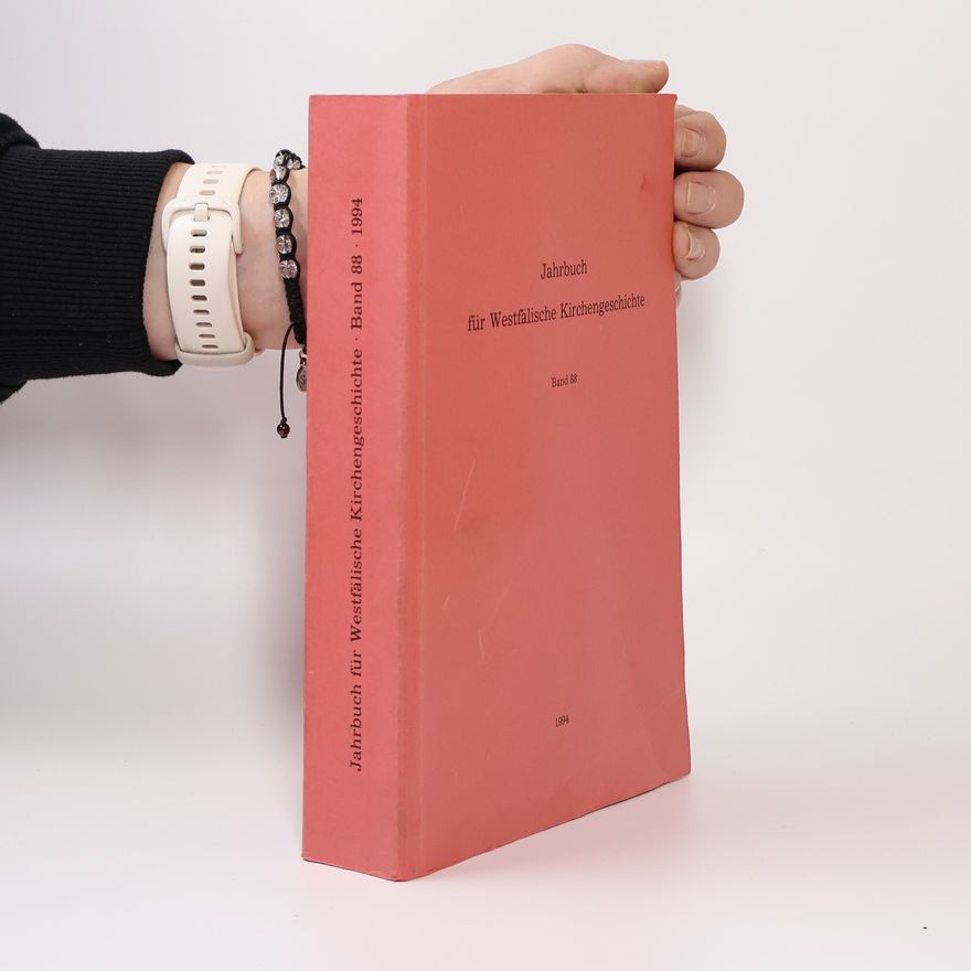 Various authors Jahrbuch für Westfälische Kirchengeschichte. Band 88