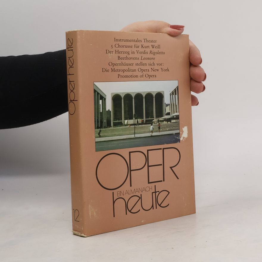 Autorenkollektiv Oper Heute. Ein Almanach 12