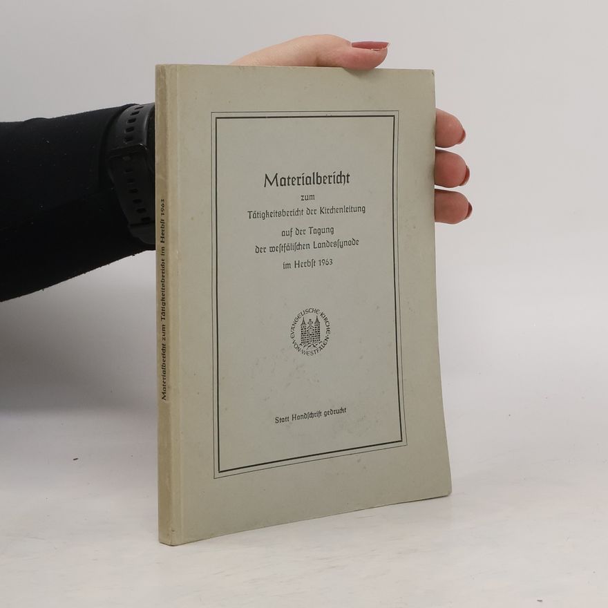 Various authors Materialbericht zum Tätigkeitsbericht der Kirchenleitung auf der Tagung der Landessynode