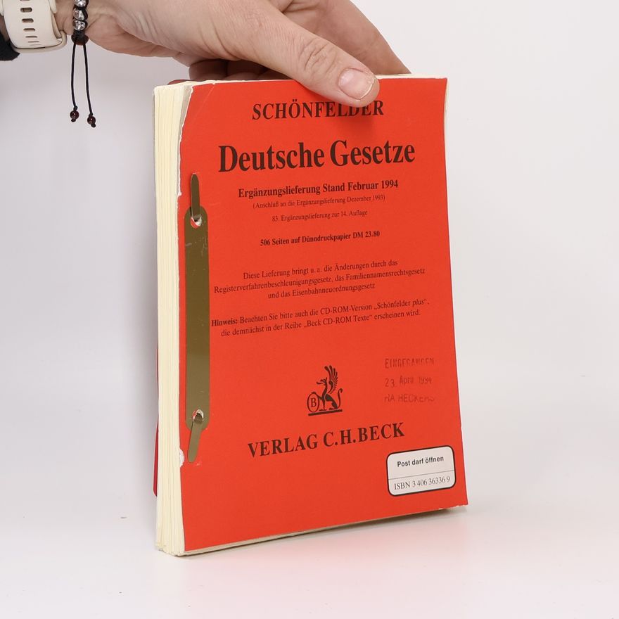 Collectif d'auteurs Deutsche Gesetze