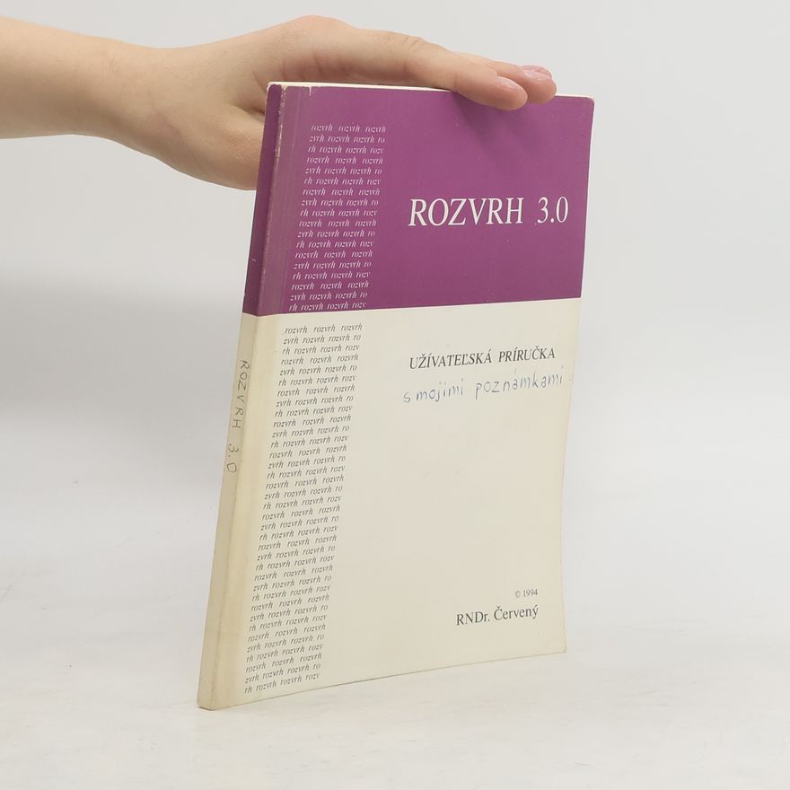 Lubomír Červený Rozvrh 3.0