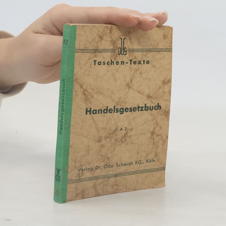 Autorenkollektiv Handelsgesetzbuch A2