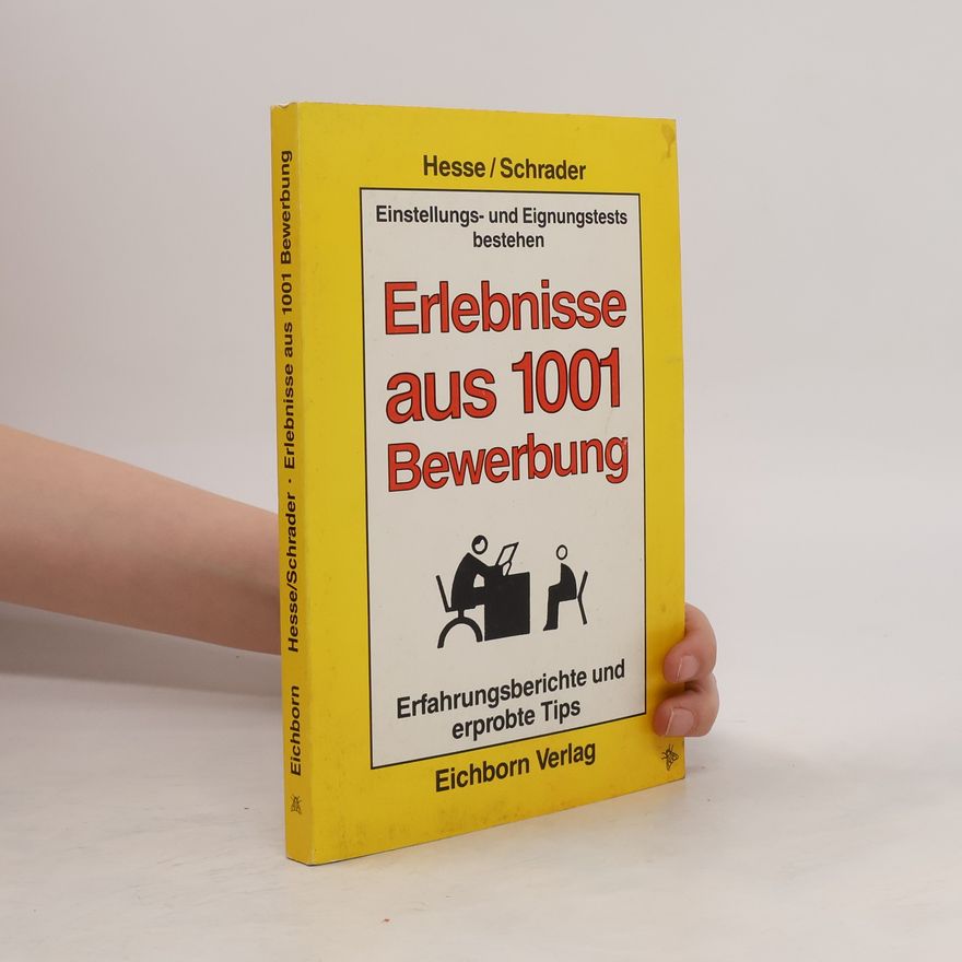 Hans Chr. Schrader Erlebnisse aus 1001 Bewerbung