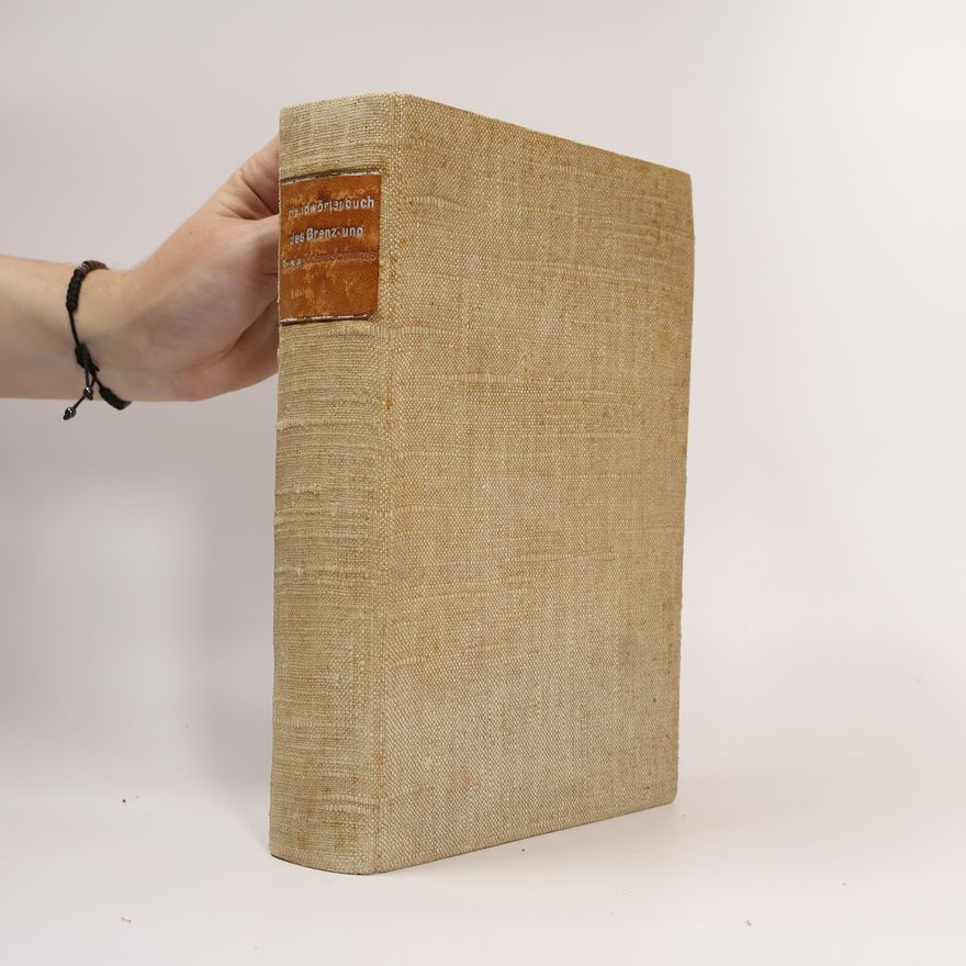 Hans Schwalm Handwörterbuch des Grenz- und Auslanddeutschtums I.