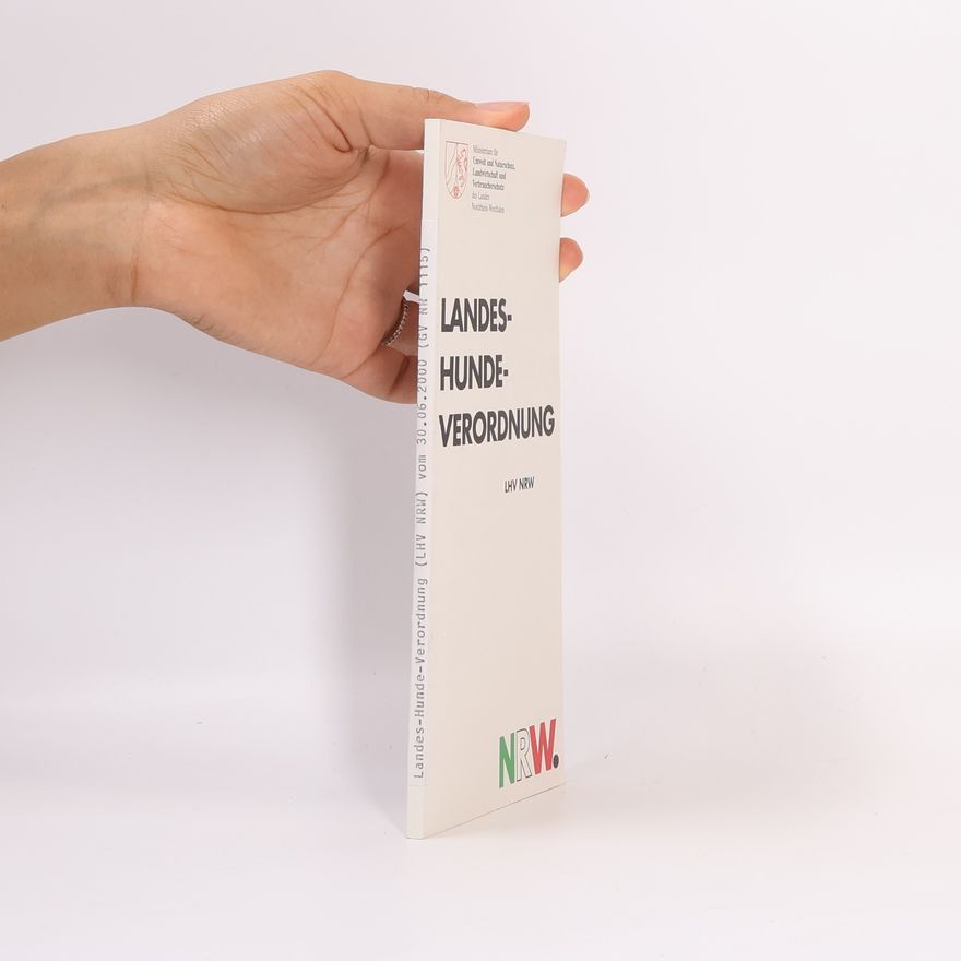 Autorenkollektiv Landes-hunde-verordnung