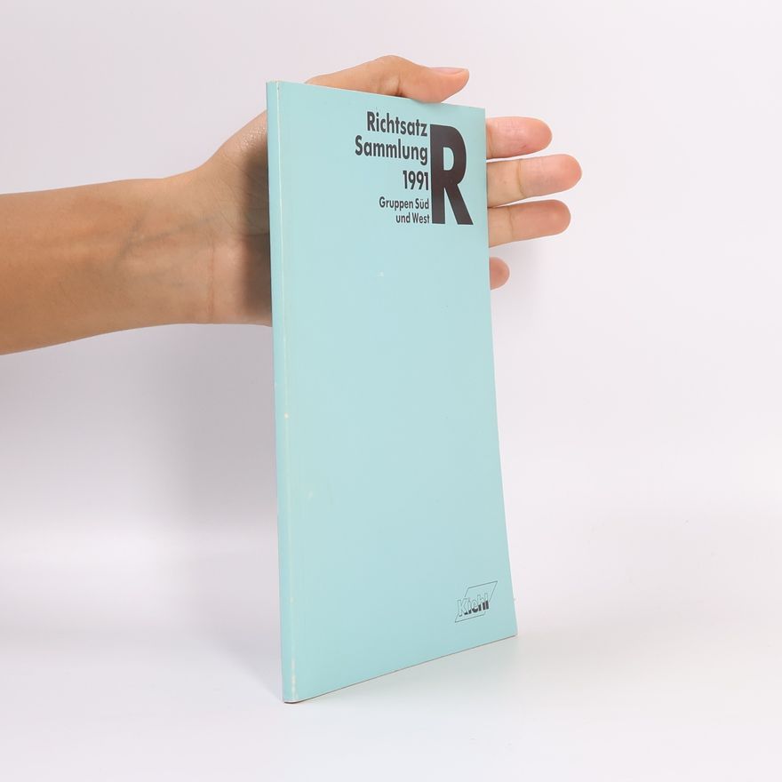 Kolektiv autorů Richtsatzsammlung 1991 zur Ermittlung des steuerpflichtigen Gewinns.