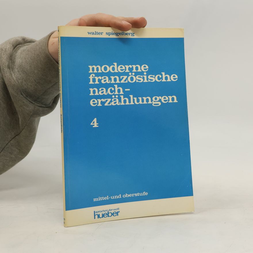 Autores varios Moderne französische nach-erzählungen 4