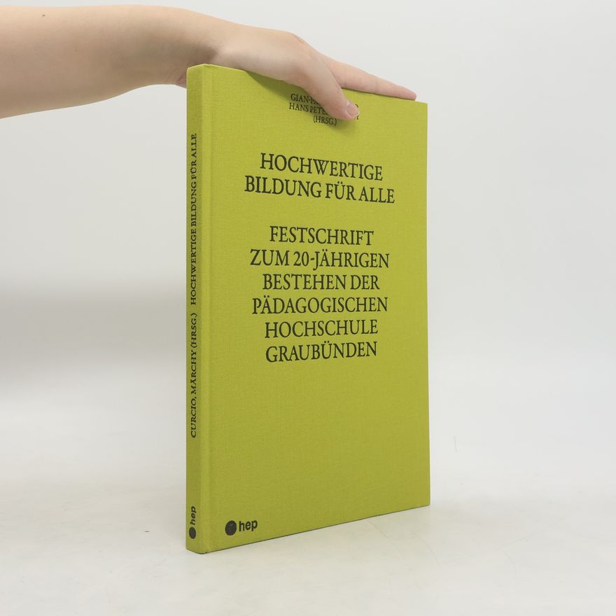 Hans Peter Märchy Hochwertige Bildung für alle