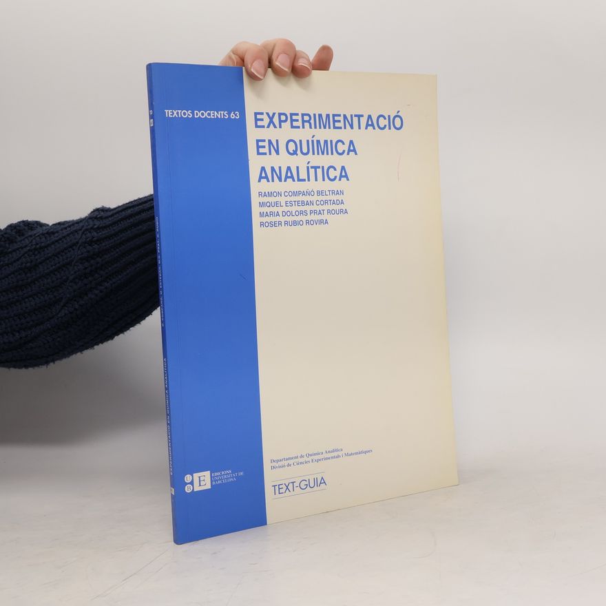 Autorenkollektiv Experimentació en química analítica