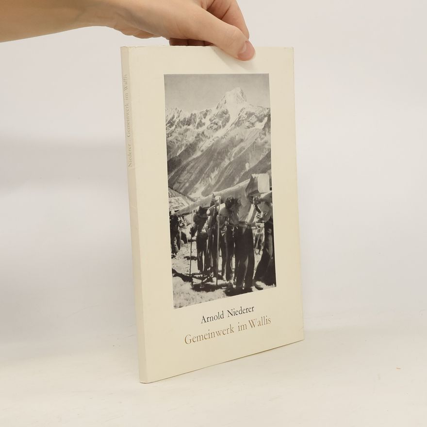 Arnold Niederer Gemeinwerk im Wallis