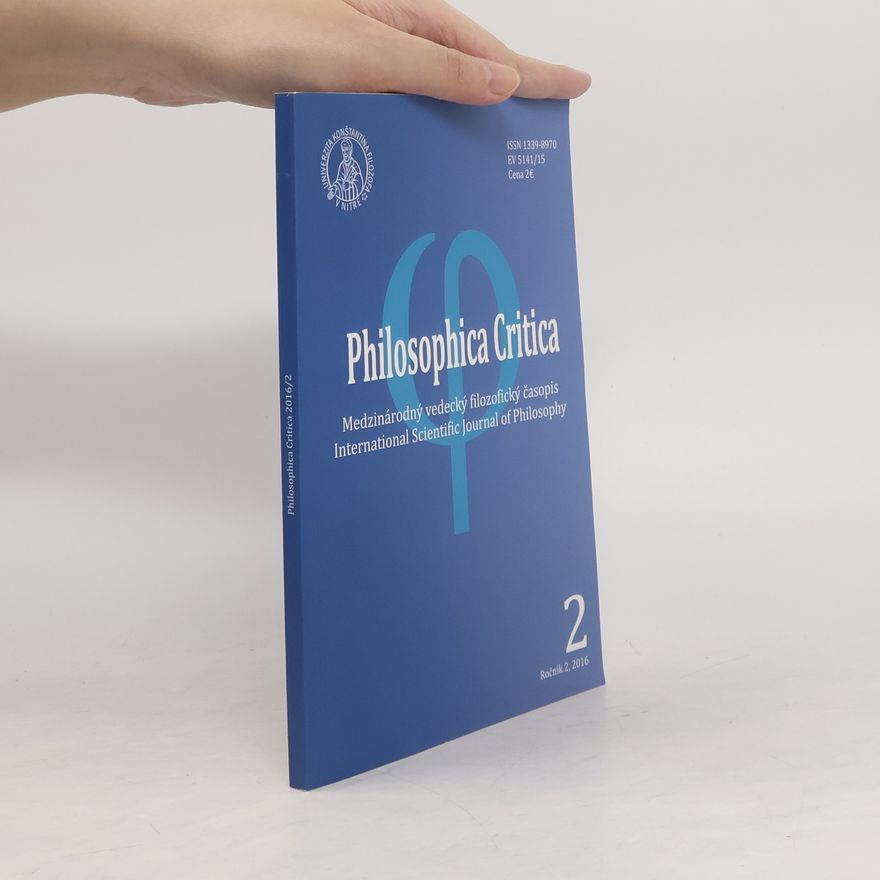 kolektiv Philosophica Critica: Roč. 2, č. 2