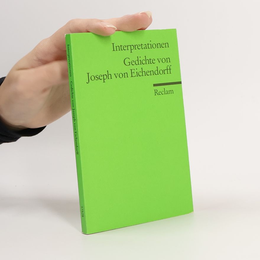 Gert Sautermeister Gedichte von Joseph von Eichendorff