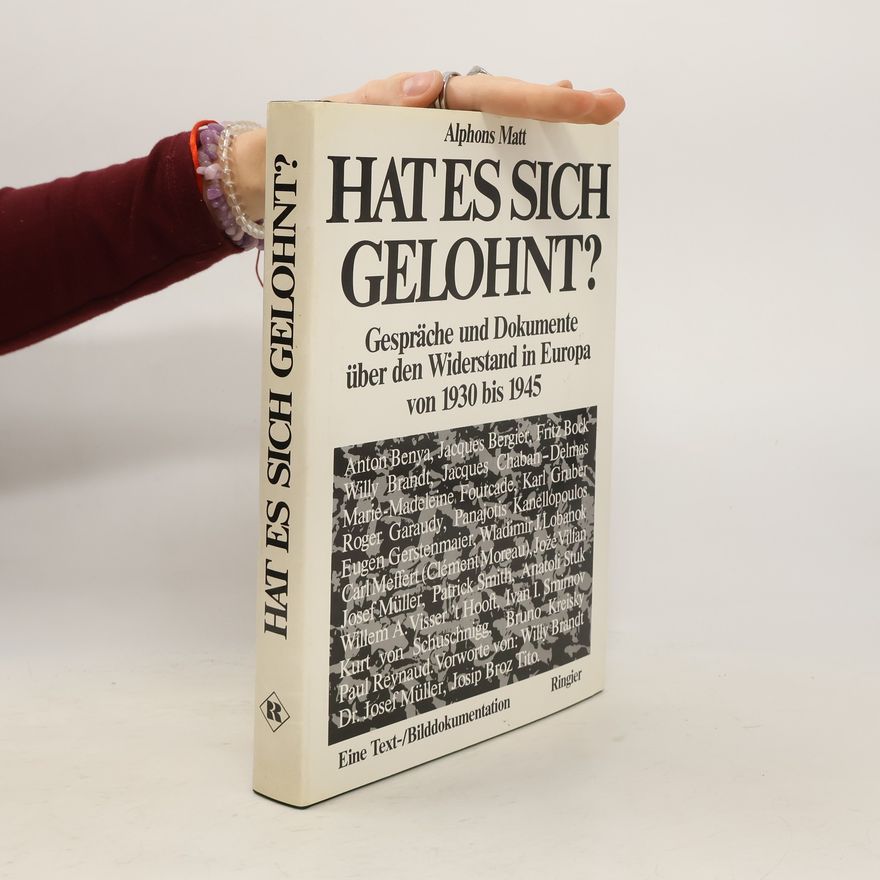 Alphons Matt Hat es sich gelohnt?