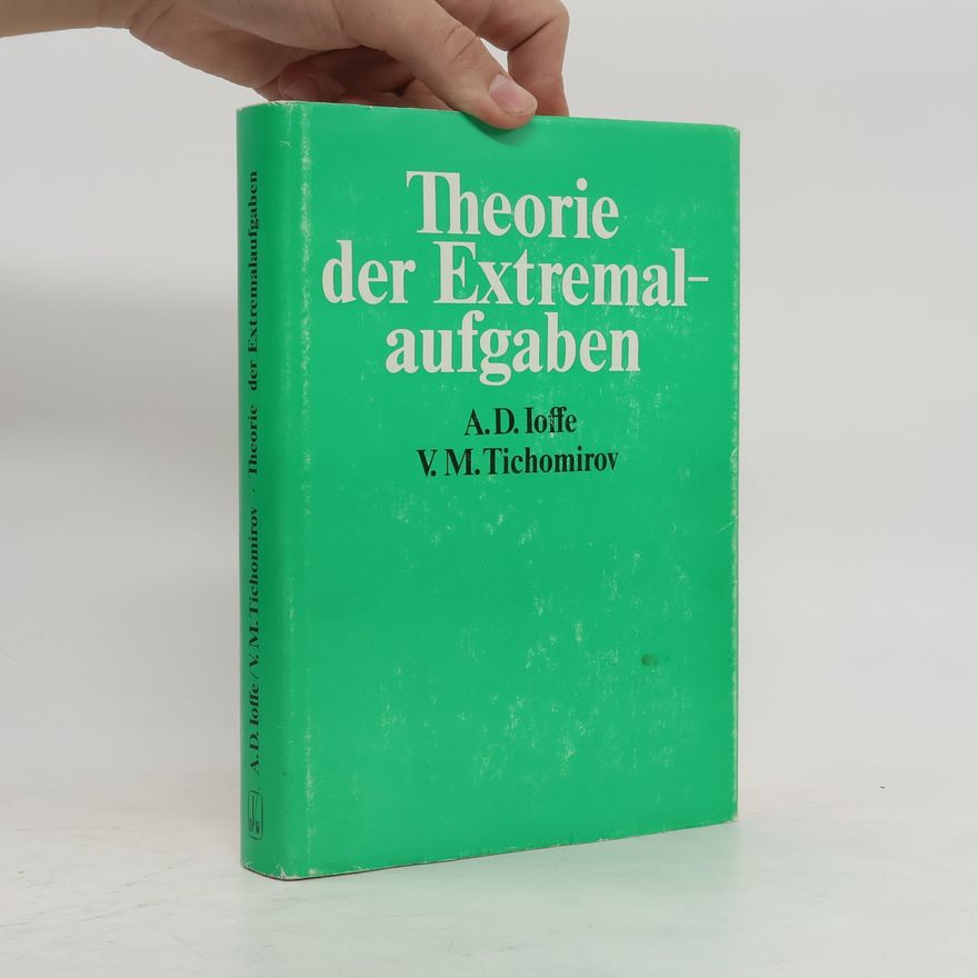 AA.VV. Theorie der Extremalaufgaben