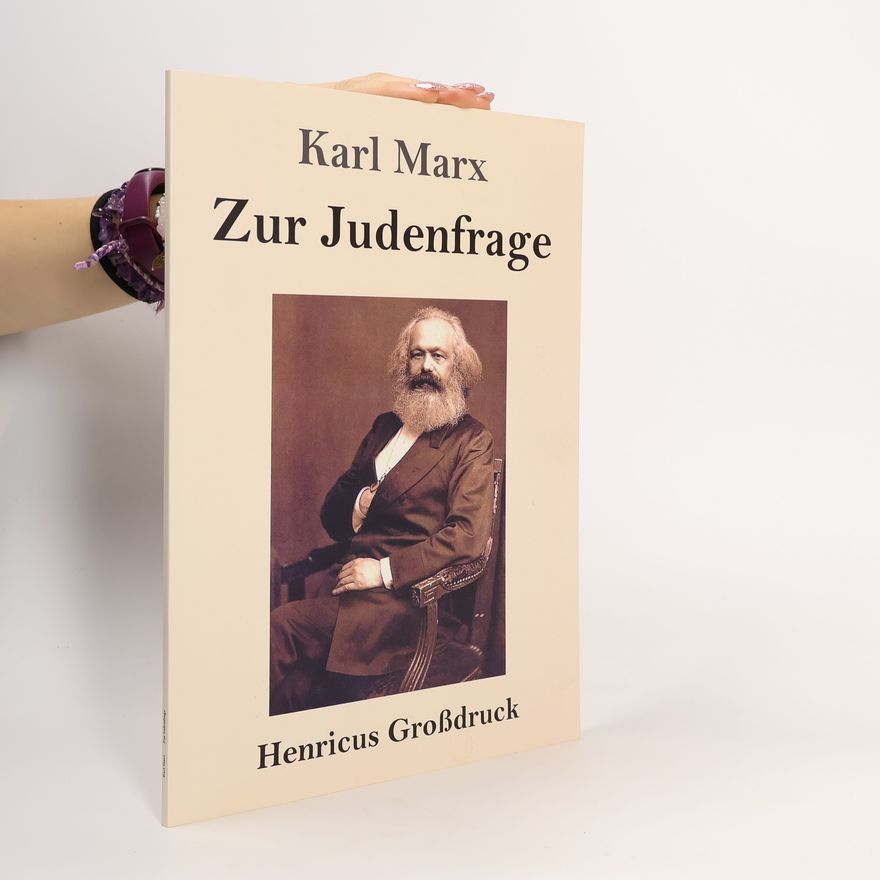 Karl Marx Zur Judenfrage (Großdruck)