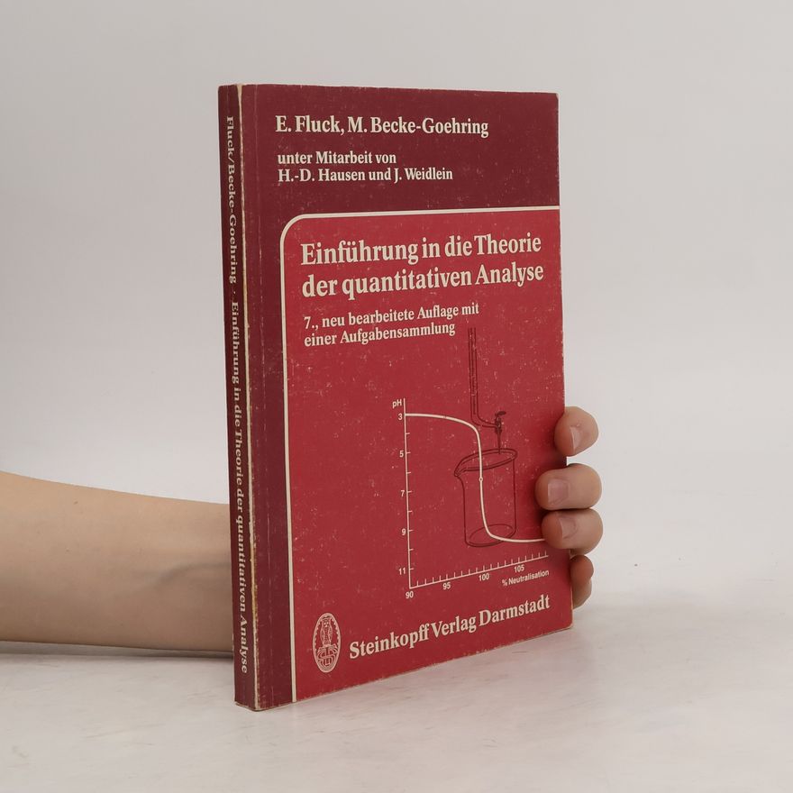 Ekkehard Fluck Einführung in die Theorie der quantitativen Analyse