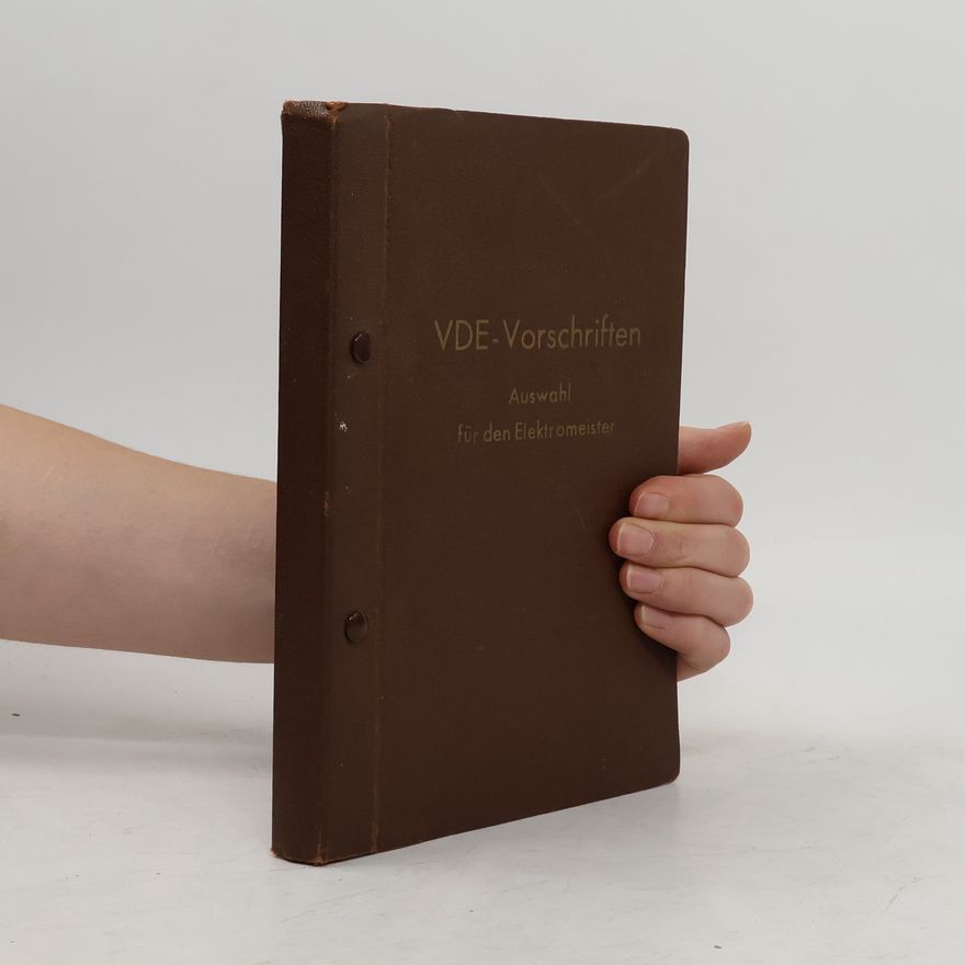 Various authors VDE Vorschriften