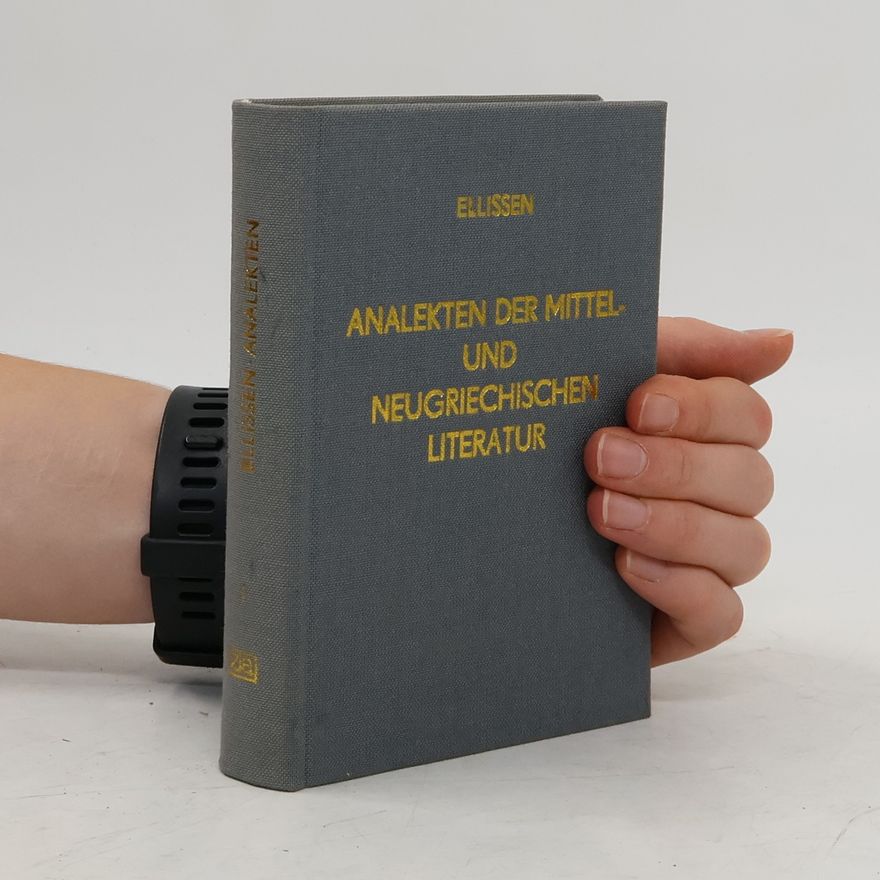 A. Ellissen Analekten dr Mittel und Neugriechischen Literatur