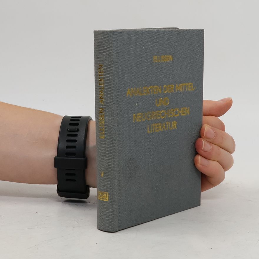 A. Ellissen Analekten der mittel- und neugriechischen Literatur 5.