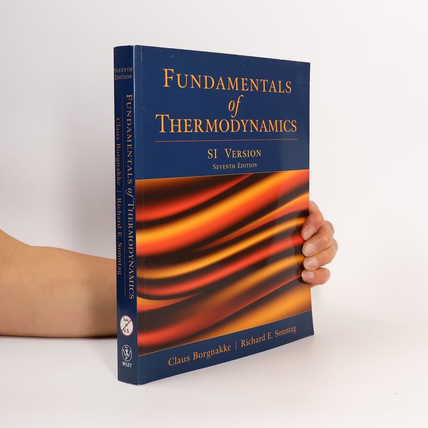 Richard Edwin Sonntag Fundamentals of Thermodynamics