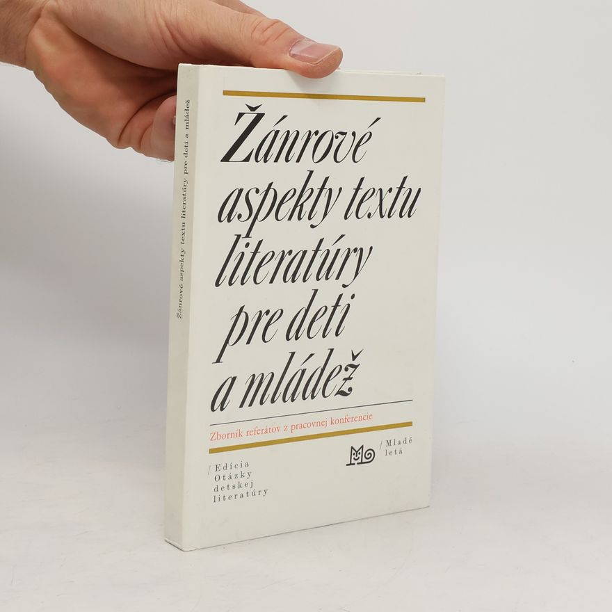 Oľga Baginová Žánrové aspekty textu literatúry pre deti a mládež
