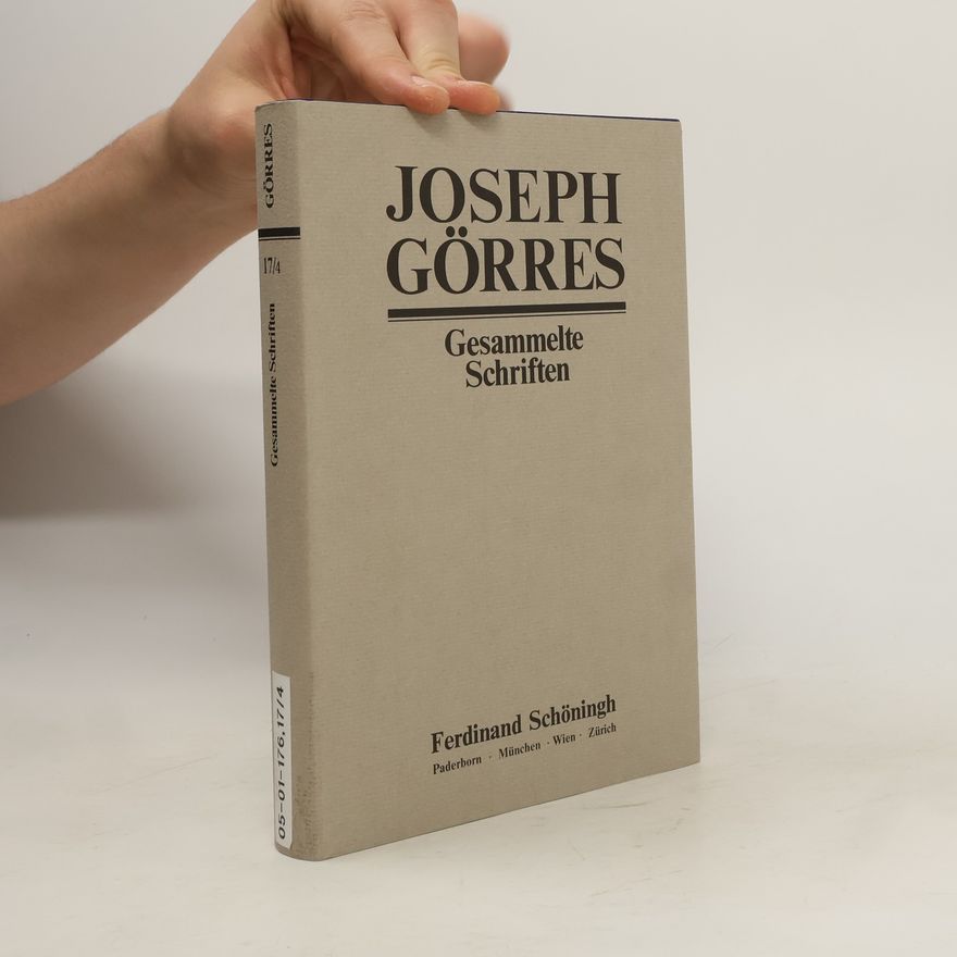 Joseph Görres Gesammelte Schriften 4