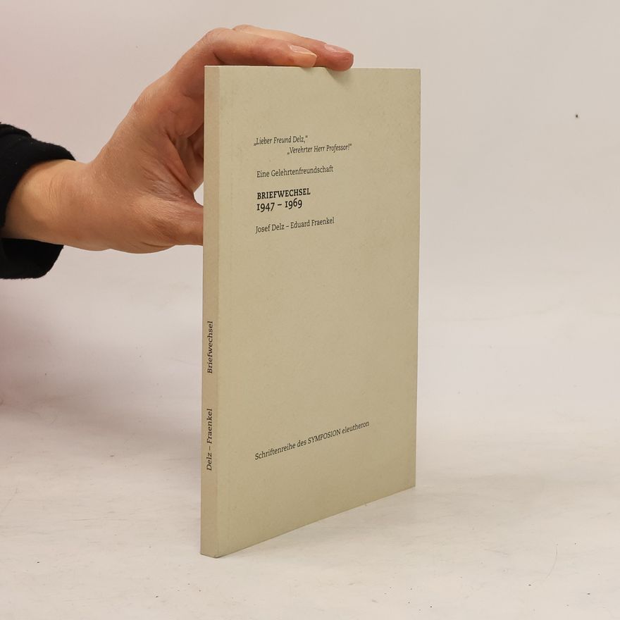 Josef Delz Briefwechsel