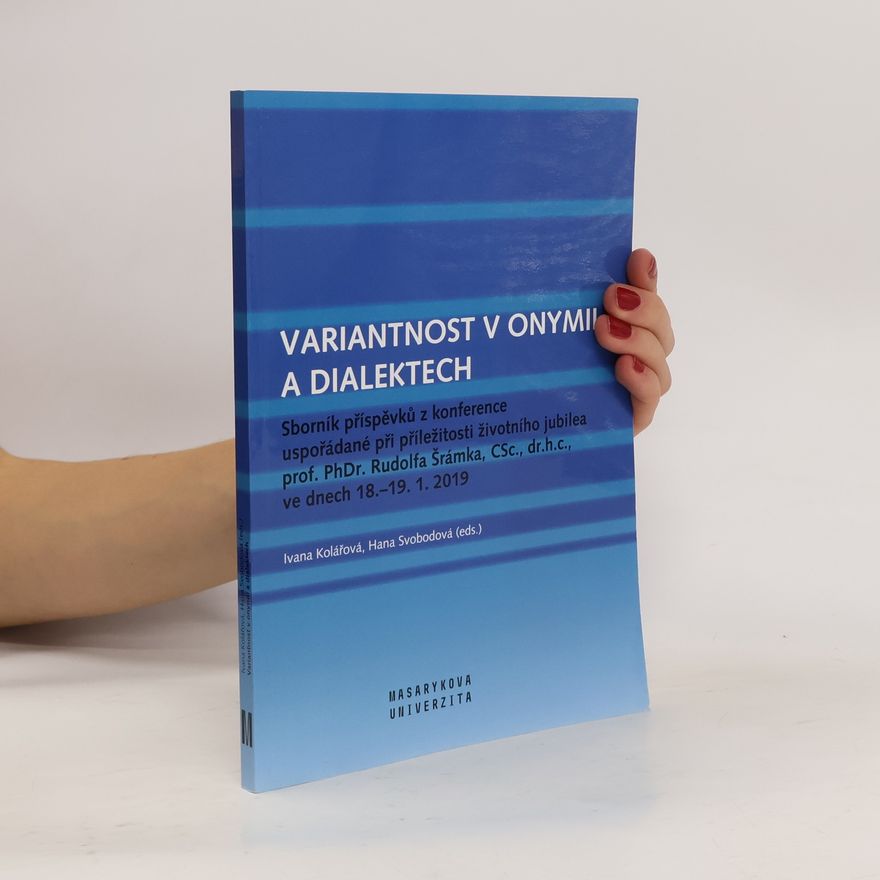 AA.VV. Variantnost v onymii a dialektech