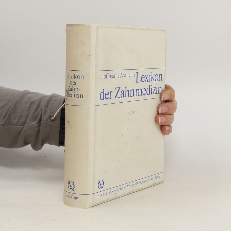 Walter Hoffmann Lexikon der Zahnmedizin
