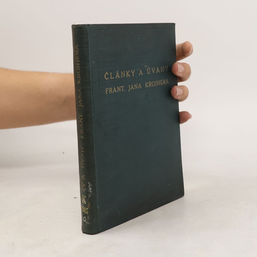 František Jan Kroiher Články a úvahy