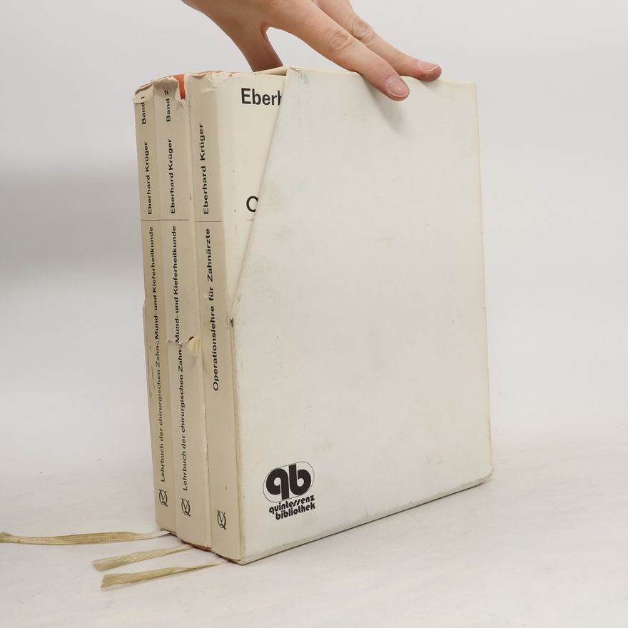 Eberhard Krüger Lehrbuch der chirurgischen Zahn-, Mund- und Kieferheilkunde