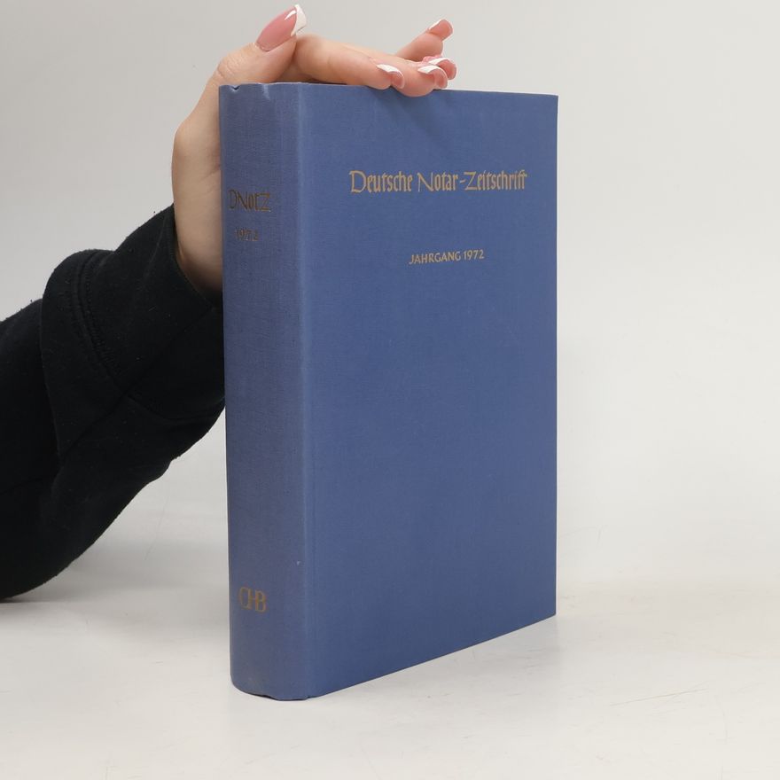 Collectif d'auteurs Deutsche Notar - Zeitschrift