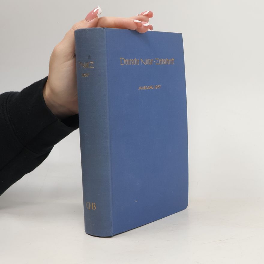 Collectif d'auteurs Deutsche Notar - Zeitschrift
