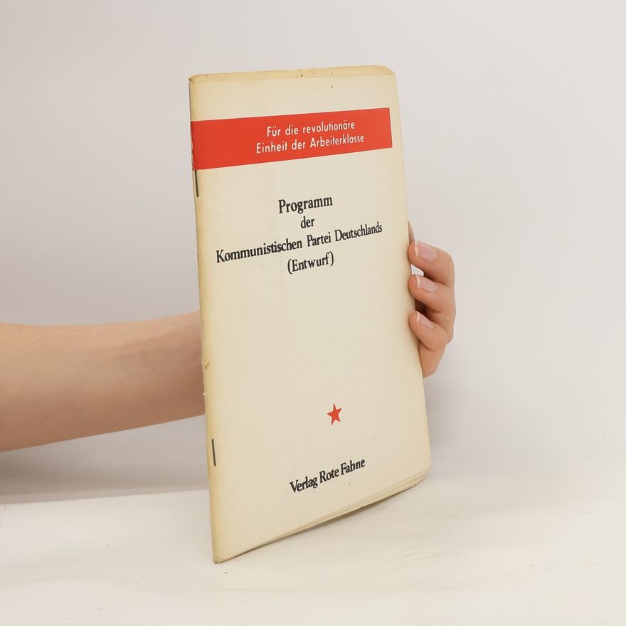 Various authors Programm der Kommunistischen Partei Deutschlands